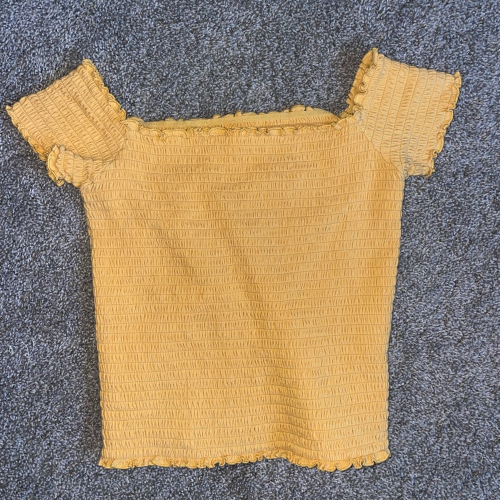 Off the shoulder crop top